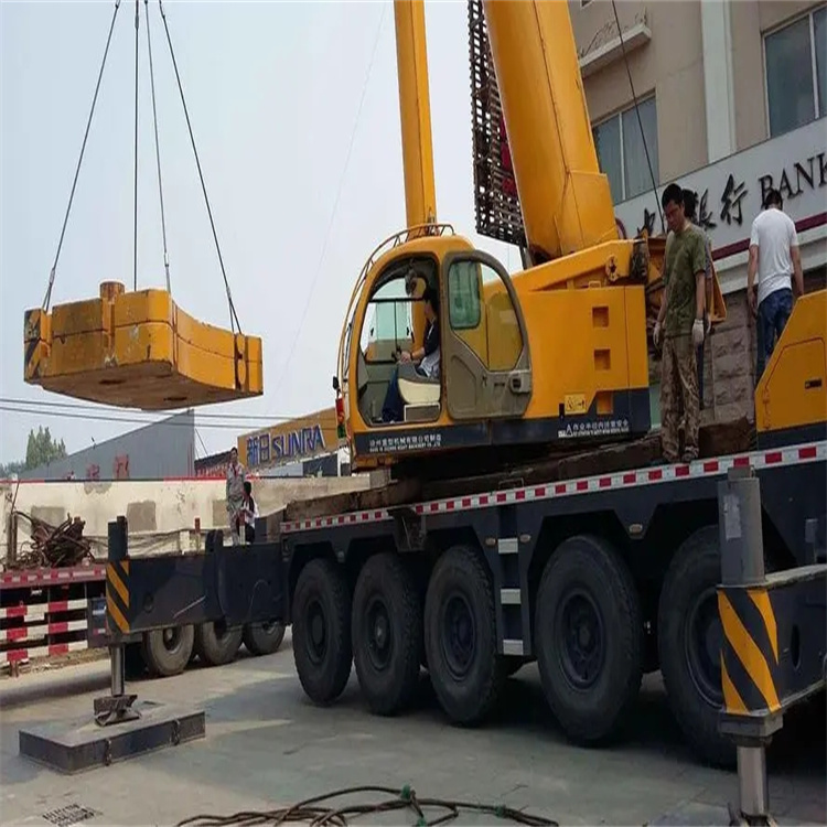 马鞍山博望当地吊车出租|机器吊装|75吨|工厂搬迁服务